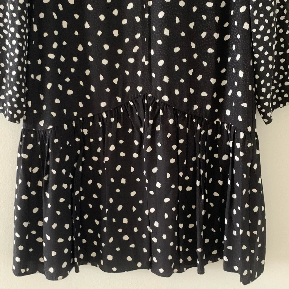 Rebecca Taylor Silk Viscose Long Sleeve Dress
